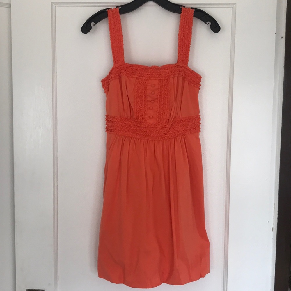 BCBG Maxazria orange dress